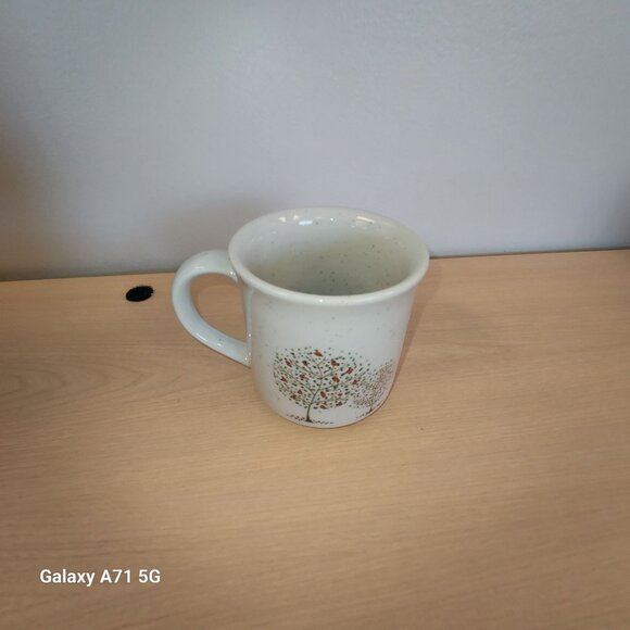 Otagiri Speckled Stoneware Fruit Tree Japan Hand-Painted Mug Cup Latte Espresso - Picture 3 of 9